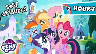 My Little Pony Friendship is Magic  FAN FAVORITE EPISODES  2 Hour Compilation  MLP Full Episodes [upl. by Kielty]