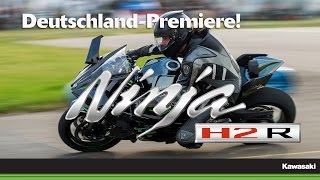 Kawasaki Ninja H2R Die erste öffentliche Fahrt in Deutschland [upl. by Mateusz711]