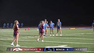 Benicia Flag Football vs Campolindo vs Northgate [upl. by Metah]