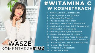 PRZEDZIAŁY PROCENTOWE WITAMINY C w KOSMETYKACH  WK102 [upl. by Kubis]