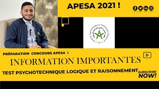 Informations Importantes sur le concours APESA [upl. by Ettenawtna]