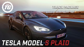 FIRST DRIVE 200mph Tesla Model S Plaid Track Package [upl. by Bogey]