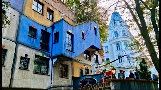 4K HUNDERTWASSERHAUS WIEN  10OKT 2024 [upl. by Ecinrev]