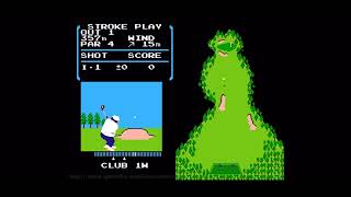 Golf NES Game 1984 [upl. by Ronnica]