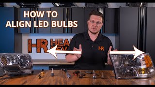 How To Align and Aim LED Bulbs For the Brightest Light Output  Headlight Revolution [upl. by Coriss]