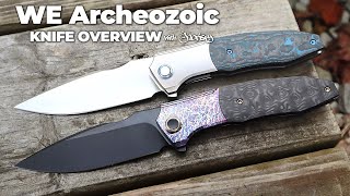 WE Archeozoic Folding Knife  5Minute Review  Atlantic Knife [upl. by Ali]