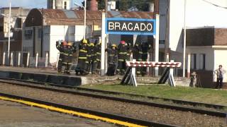 BRAGADO BOMBEROS VOLUNTARIOS BAILAN EN SU DIA [upl. by Amery]