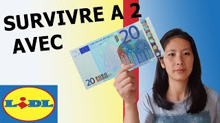 SURVIVRE AVEC 20€ LE PLUS DE JOURS POSSIBLE IDEE REPAS PAS CHERRECETTE ETUDIANT VIE QUOTIDIENNE [upl. by Epps]