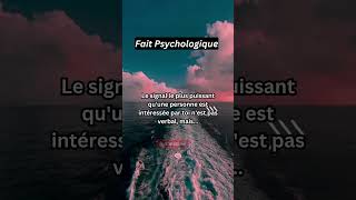 Fait Psychologique… ❤️ shorts amour psychologie [upl. by Yumuk]