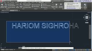 AutoCAD 2018 Tutorial for Beginners 87 HOW TO EXPLODE THE TEXT IN AUTOCAD 2018 [upl. by Oflunra]