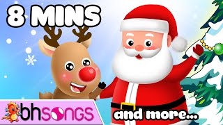 Merry Christmas And Rudolph The Red Nosed Reindeer Song For Children Video 4K [upl. by Darryl634]