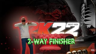 BEST BUILD IN NBA2K22 2WAY FINISHER RETURNS TO HAUNT NBA 2K22 NEXT GEN [upl. by Ahsykal]