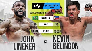 John Lineker 🇧🇷 vs Kevin Belingon 🇵🇭  Full Fight Replay [upl. by Ishmul]