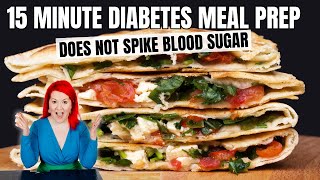 QUICK Low Carb Diabetic Meal Prep in Under 15 Minutes EASY Diabetes amp Prediabetes Lunch Recipe [upl. by Troyes]