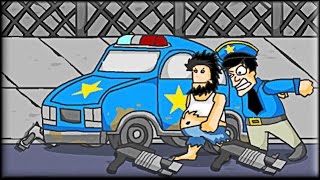 Hobo 3 Wanted  Game Walkthrough full [upl. by Akinaj]