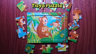 Puzzle Monkey Monyet  Bermain Seru Bersama TisyaPuzzle [upl. by Ariel]