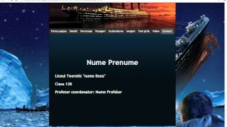 Cum modifici numele intrun atestat informatica HTML [upl. by Eugenle]