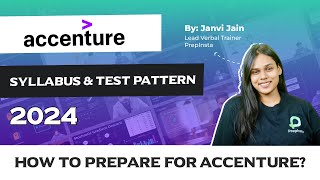 How to Prepare for Accenture  Detailed Syllabus and Test Pattern On Campus 2024 [upl. by Bollay]