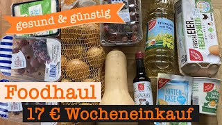 Wocheneinkauf gesund amp günstig mit Cashback 17 €  Food Haul mit Food Diary 1 Person [upl. by Oileve514]