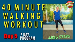 LOW IMPACT WALKING WORKOUT  Walk at home  No talking just walking  Day 5 [upl. by Aitetel]