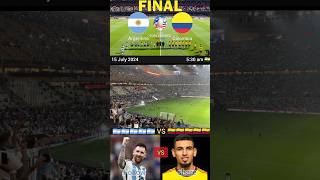 🇦🇷Argentina vs 🇨🇴Colombia⚽ Copa America 2024 Final 🏆 final copaamerica shorts [upl. by Paige32]