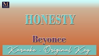 Honesty  Karaoke Beyonce [upl. by Reklaw]