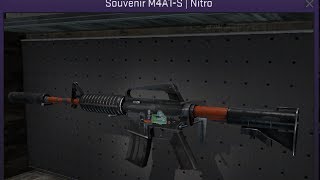 CSGO  Souvenir M4A1S  Nitro  Frosty the Hitman Foil DreamHack 2013 Souvenir Package [upl. by Mckay]