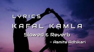 Kafal Kamla  Lyrics  Slowed amp Reverb  Asmita Adhikari  Zanak Tamrakar Ft Swastima Khadka [upl. by Griffis]