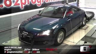 Audi TT tfsi 200 dsg6 stage 1 o2 programmation reprogrammation moteur [upl. by Dyane]