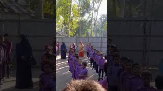 HR residential model school sonarbangla nationalanthem [upl. by Aissatsana]