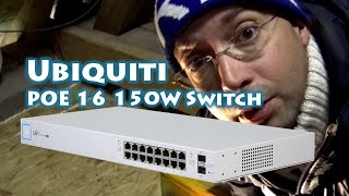 Installing Ubiquiti POE16 150W Switch [upl. by Aryt]