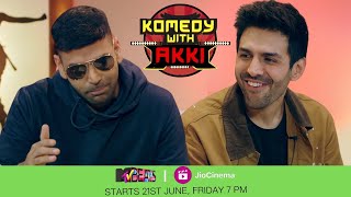 Komedy With Akki Chandu Champion In The House  Promo  Starts 21st June Fri 7 PM kartikaaryan [upl. by Ecnarolf598]