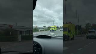 MAN Ambulance met spoed in Veurne [upl. by Negrom]