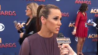 Mickie James from WWE on the ACM Awards Red Carpet [upl. by Errecart]