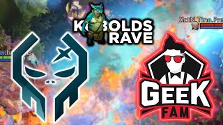 MID JAKIRO  GEEK FAM vs EXECRATION  KOBOLDS RAVE DOTA 2 [upl. by Olympias]