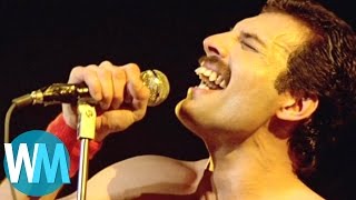 Top 10 Freddie Mercury Moments [upl. by Vasili297]