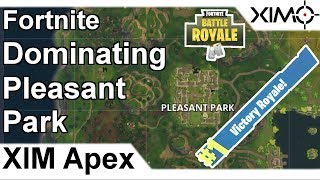 XIM APEX  Fortnite Dominating Pleasant Park Solo Victory PS4 [upl. by Siro349]