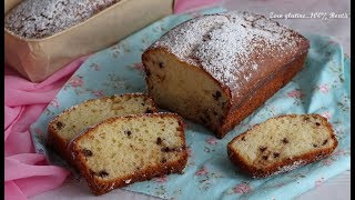 Plumcake allo yogurt e gocce di cioccolato morbidissimo e senza glutine [upl. by Elrae]