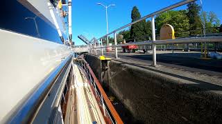 A cruise aboard Hombre a 48 Tollycraft from Bellevue WA to Skyline Marina near Anacortes WA [upl. by Leggat855]