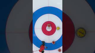 The emotion of a winning shot in curling 🙌🥌 [upl. by Richella]