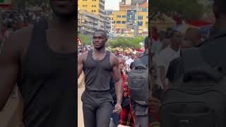 Meet the tallest man in Africa 😳😱 africangiant motivation comedy love beauty [upl. by Ferdie]