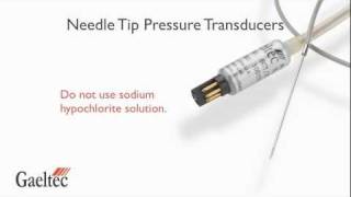 Needle Tip Pressure Transducers  Gaeltec Devices Ltd [upl. by Engvall161]