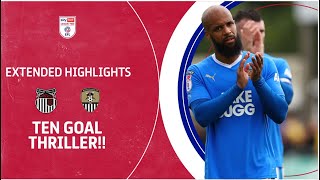 🚨 TEN GOAL THRILLER  Grimsby Town v Notts County extended highlights [upl. by Enirrok677]