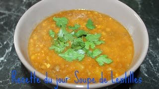 Recette Soupe de lentilles [upl. by Vorster971]