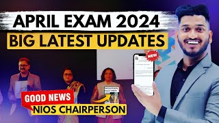 Nios Big Latest Updates April 2024 Theory Exam Date  TMA Practical PCPAll Students can be passed [upl. by Notla]