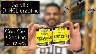 Benefits Of HCL Creatine  ConCret Creatine Full Review  Order Today [upl. by Milton628]