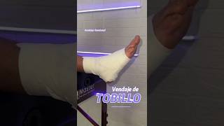 Vendaje funcional de tobillo fisioterapia [upl. by Yelik]