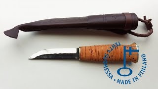 Puukko knife 9 from Finland  Tuohitako 95 [upl. by Eramat886]