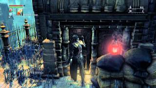 Bloodborne  Central Yharnam Side Mission Tell Lady Inside House About Oedon Chapel Sequence PS4 [upl. by Nyraa]