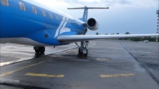 SHORTEST FLIGHT TRIP REPORT from VIN to KBP Embraer ERJ 145 URDNF  UIA [upl. by Elolcin]